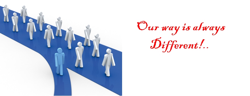 Our way is always different